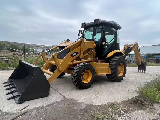 Carregador de tinta diesel original usado Caterpillar 420F com válvula hidráulica Nabtesco 2017