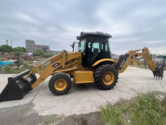 Carregador de tinta diesel original usado Caterpillar 420F com válvula hidráulica Nabtesco 2017