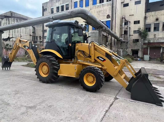 Carregador de tinta diesel original usado Caterpillar 420F com válvula hidráulica Nabtesco 2017