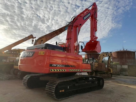 Excavadora usada Doosan DX300LC de 20 kW com pintura original do Japão 30 toneladas de pá