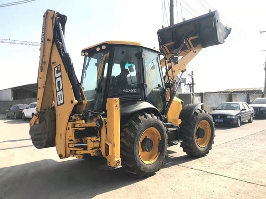 Jcb 4CX Carregador de retroescavadeira usado de 20 toneladas Carregador de pintura original do Japão Carregador de rodas de tipo móvel