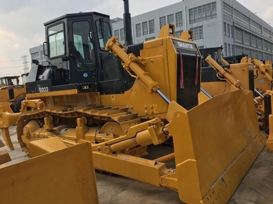 Pintura original Shantui SD22 EPA Motor Bulldozer hidráulico Moving Type Crawler Bulldozer
