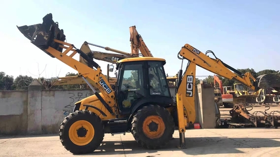 Jcb 4CX Carregador de retroescavadeira usado de 20 toneladas Carregador de pintura original do Japão Carregador de rodas de tipo móvel