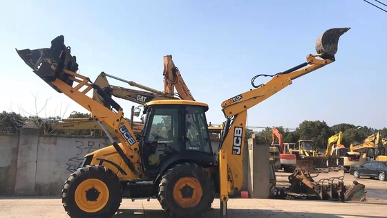 Jcb 4CX Carregador de retroescavadeira usado de 20 toneladas Carregador de pintura original do Japão Carregador de rodas de tipo móvel