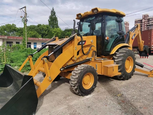 Original do Japão 9TON EPA Motor cummis Carregador de retroescavadeira hidráulica CAT 420F em Xangai