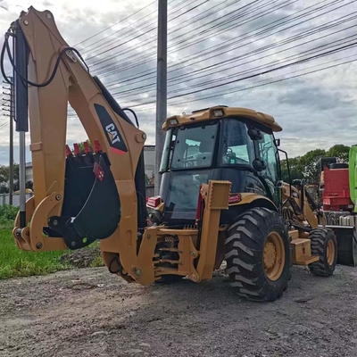Original do Japão 9TON EPA Motor cummis Carregador de retroescavadeira hidráulica CAT 420F em Xangai