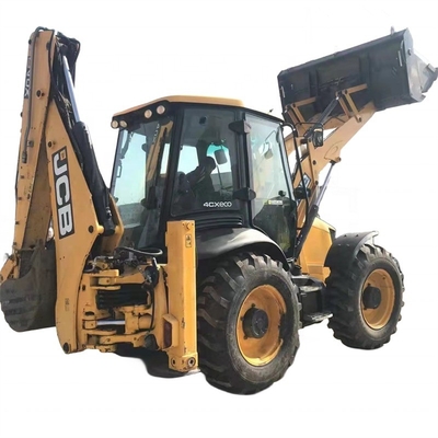 Carga nominal de 8 toneladas Carregador de retroescavadeira JCB 4CX usado com poucas horas de trabalho e em boas condições