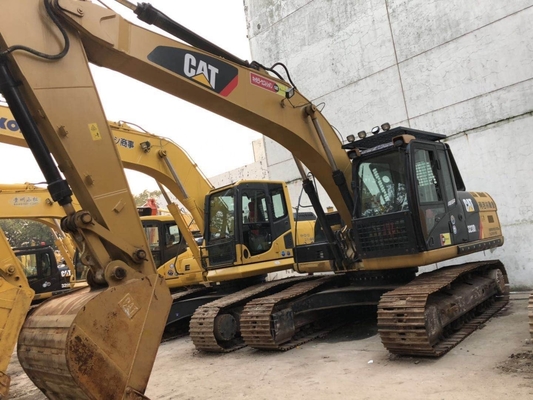 Excavadora Usada Japão Tinta Original Caterpillar 323D2L Crawler Moving Type