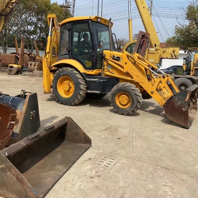 Usado Japão Original JCB 15TON Backhoe Loader Crawler Movendo com HAWE bomba hidráulica