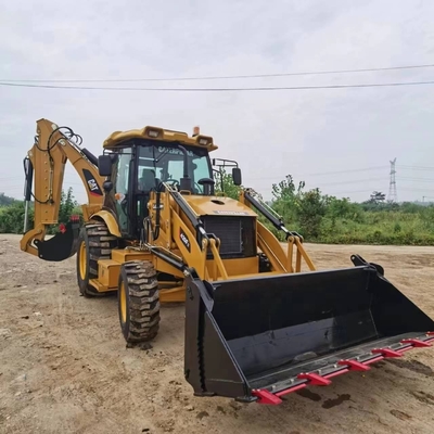Japão Tinta Original Usada Carregadora de retroescavação HINO Motor 20ton Caterpillar 420F para Sal