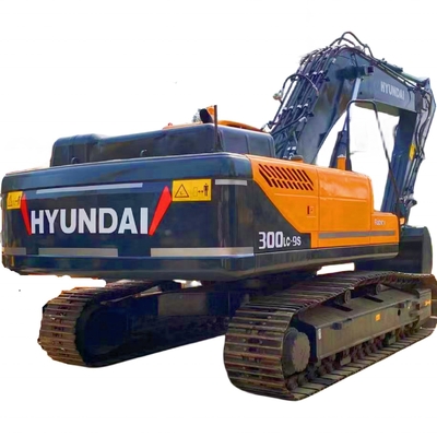 Coreia Digger usado Hyundai 300LC-9S pintura original totalmente sistema hidráulico Excavadora Crawler