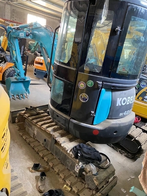 Excavadora usada Kobelco SK40SR com cilindro hidráulico Liyuan no Japão