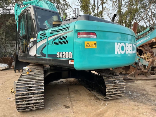 Excavadora usada Kobelco SK210LC com bomba hidráulica Liyuan e tinta original no Japão