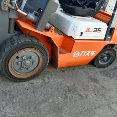 90% Camião de segunda mão HELI K35 3.5TON empilhadeira de elevação com tinta original e bom