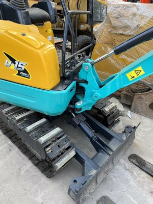 Excavadora Kubota U-15 usada com pintura original e bomba hidráulica Liyuan do Japão