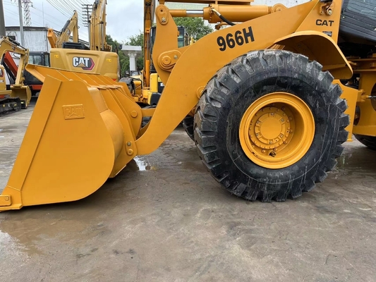 CAT 966H Carregador de rodas Máquinas de construção de segunda mão com tração nas quatro rodas no melhor dos casos