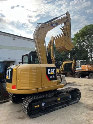 Excavadora original do Japão CAT MINI Crawler Digger 307E2 Ton Excavator 7TON Peso operacional 27kW