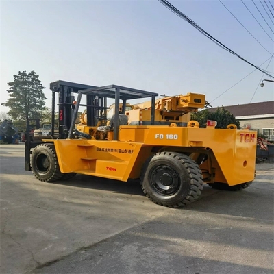 Elevador elevador multifuncional usado TCM diesel FD160 Elevador elevador 16TON para edifícios em Xangai