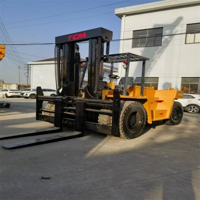 Elevador elevador multifuncional usado TCM diesel FD160 Elevador elevador 16TON para edifícios em Xangai