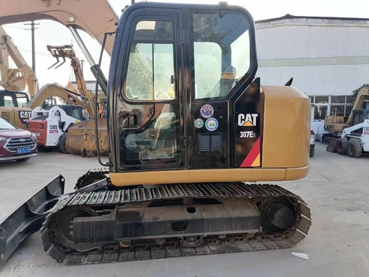 Caterpillar de tinta original 307E2 Usado Excavadora Diesel Liyuan cilindro hidráulico de 7 toneladas