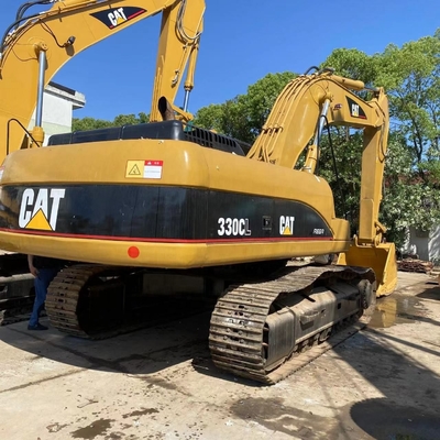 3000 KG Peso da máquina CAT 330 Excavadora de mão usada com outra válvula hidráulica