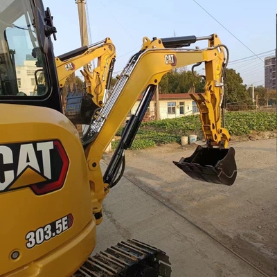 CAT303.5E Excavadora hidráulica da Caterpillar com pintura original e motor EPA do Japão
