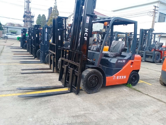 Cliente requerido Japão HELI FD30 diesel empilhadeira 3 toneladas Mini caminhão de segunda mão