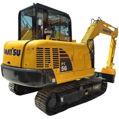 Excavadora Komatsu PC55 acessível 5 toneladas Peso operacional 90% Usado para construção