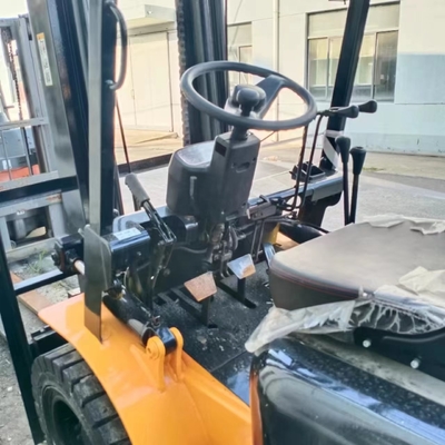 Em boas condições HANGCHA H35 3,5 toneladas caminhão de transporte de paletes a diesel com largura de garfo de 1100 mm