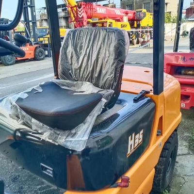 Em boas condições HANGCHA H35 3,5 toneladas caminhão de transporte de paletes a diesel com largura de garfo de 1100 mm