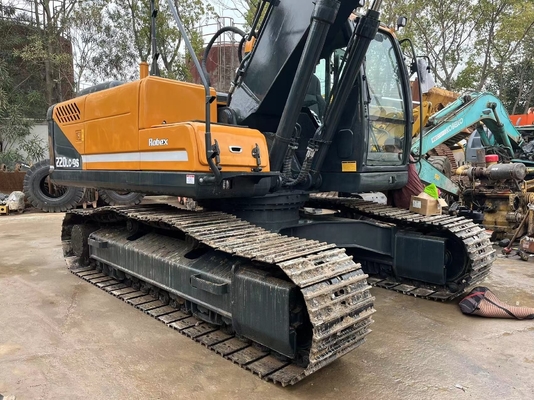 22 toneladas usadas Coreia Robex220lc-9s EPA Motor Hyundai 220 Excavator com pintura original