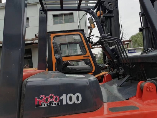 HELI 100 Camião elevador de 3,5 toneladas para elevação de paletes com operação manual e motor diesel