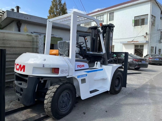 Japão Utilizado TCM 6 toneladas diesel em empilhadeira para a construção de cores originais Peso 6000 Kg