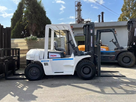 Japão Utilizado TCM 6 toneladas diesel em empilhadeira para a construção de cores originais Peso 6000 Kg