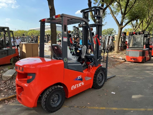 7000 KG Peso HELI 3.5 empilhadeira em segunda mão original de elevação de paletes para manuseio