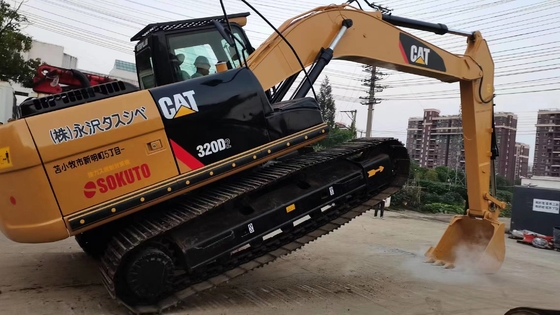 CAT 320D2 Excavadora de segunda mão Cor Original CAT Motor Mecânico Hidráulico