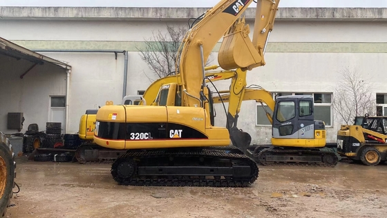 Excavadora CAT 320CL fabricada no Japão Usada Excavadora hidráulica de bom desempenho em Xangai