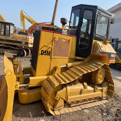 CAT D5M Bulldozer hidráulico de rastreamento Cor Original Bulldozer usado para construção civil