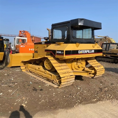 CAT D5M Bulldozer hidráulico de rastreamento Cor Original Bulldozer usado para construção civil