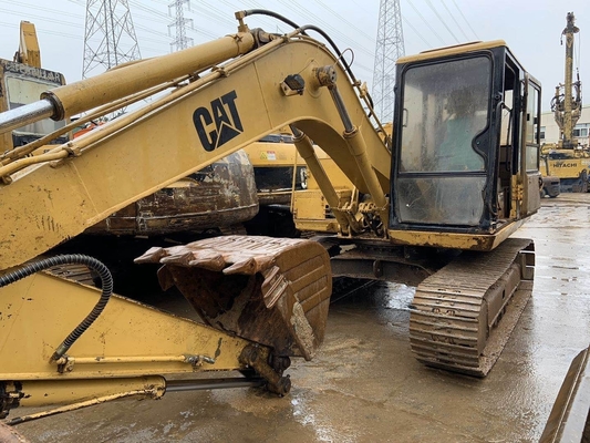 CAT E120B Excavadoras de segunda mão Excavadora com válvula hidráulica CAT e cor amarela preta