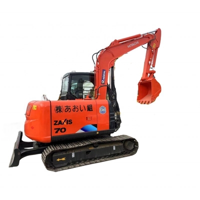 Excavadora usada Hitachi ZX70 em boas condições com cilindro hidráulico Liyuan
