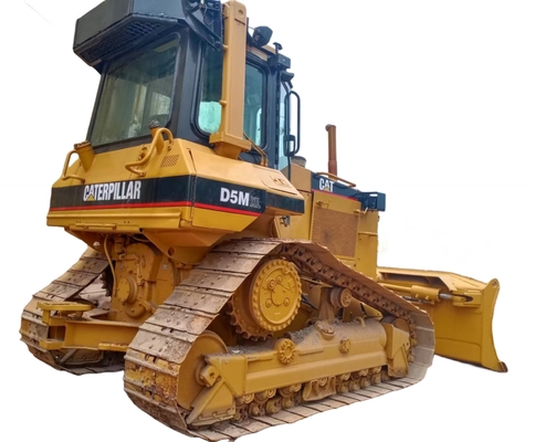 Máquina de Construção Mini Bulldozer Caterpillar CAT D5M com 2,8m3 Capacidade de Dozing