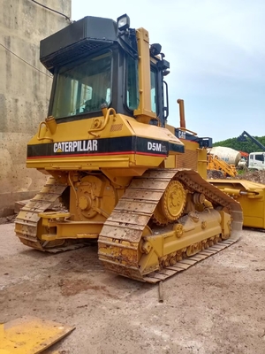 Máquina de Construção Mini Bulldozer Caterpillar CAT D5M com 2,8m3 Capacidade de Dozing