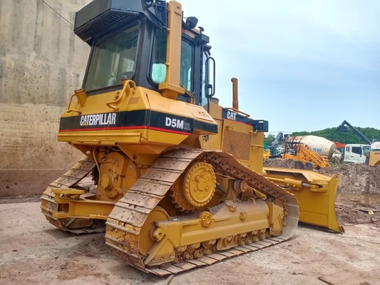 Máquina de Construção Mini Bulldozer Caterpillar CAT D5M com 2,8m3 Capacidade de Dozing