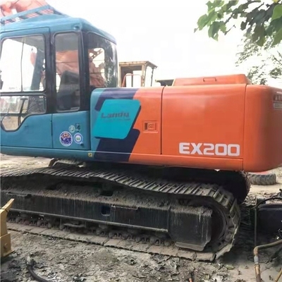 Hitachi EX200 Excavadora de rastreamento com horas de trabalho baixas 0-2000 e YUCHAI Motor Ready
