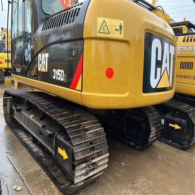 15 toneladas de peso operacional Excavadora Caterpillar 315D2 de segunda mão com peças originais do Japão