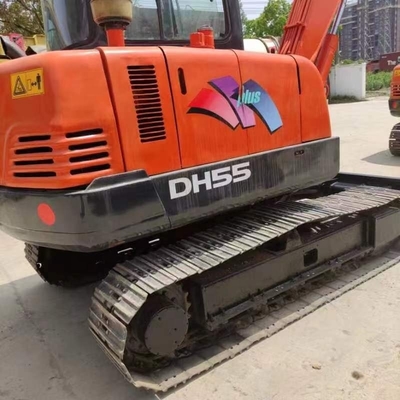 Doosan DH55 Mini Excavator Excavator Em bom estado Usado DH55 coreano a preço acessível