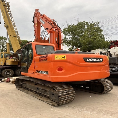 Horas baixas Excavadora de segunda mão Doosan 140LC 71kw 14TON Peso operacional