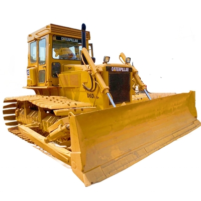 Bulldozer de segunda mão Cat D6D usado com sistema hidráulico grande e motor Weichai