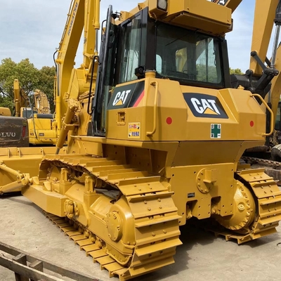 Buldozer amarelo usado Caterpillar D7G2 com outra capacidade de balde em promoção